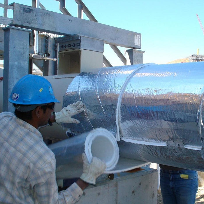 Thermal Insulation Pipe Wrap System for Steel Supply Lines